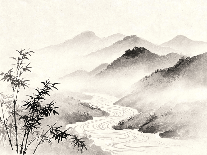 水墨国风画风示例